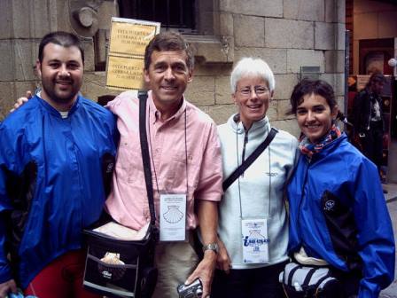 Amigos daneses del camino